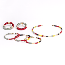 Load image into Gallery viewer, Aquarella Indian Hoops
