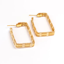 Load image into Gallery viewer, Bamboo Sophia Hoops
