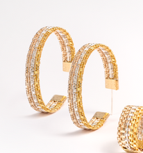 Load image into Gallery viewer, Bamboo Sabina Hoops
